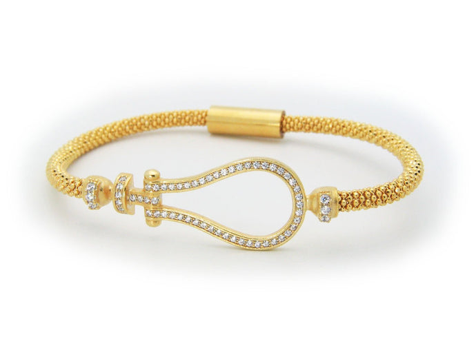 Sparkling Door Knocker Bracelet
