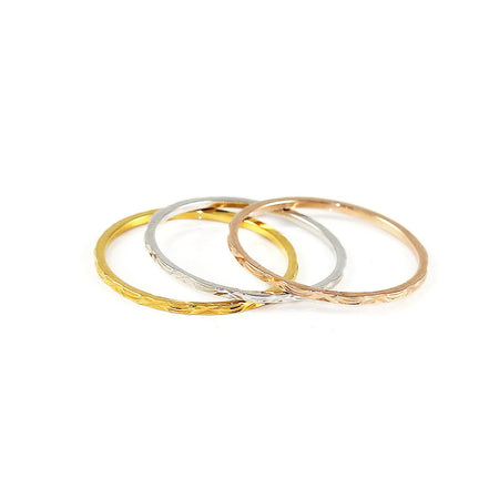 Dainty Trio Stack Rings